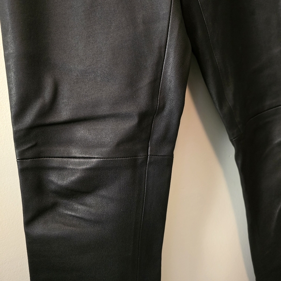 Theory Adbelle Lambskin Skinny Legging Black - Picture 2 of 7